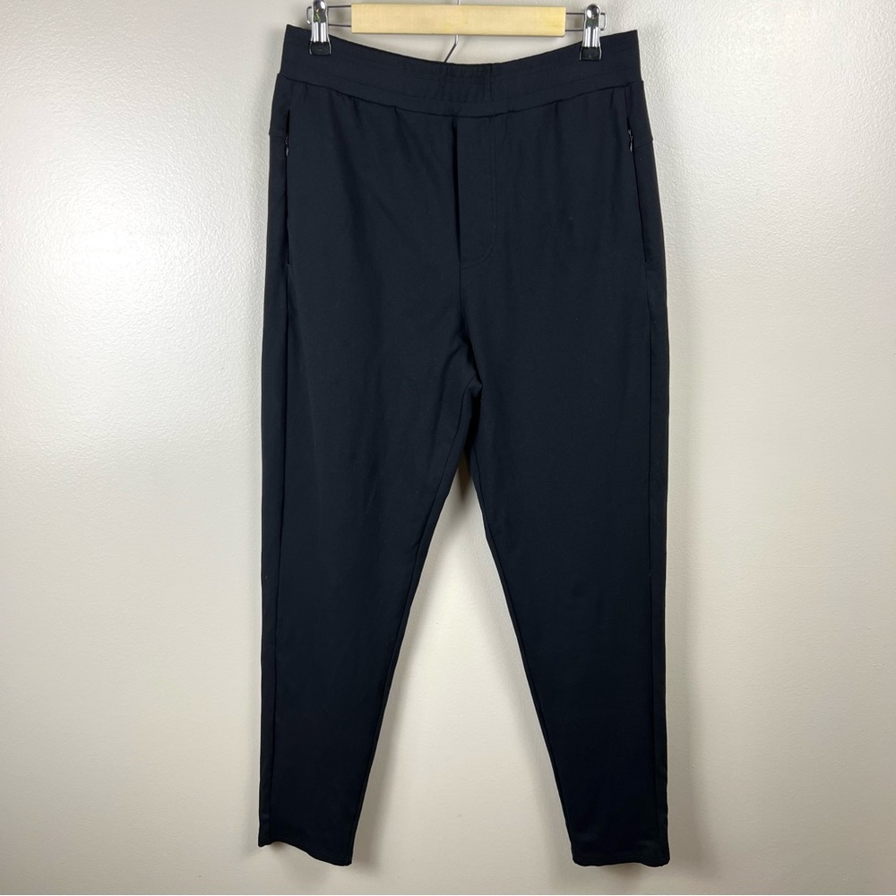 Rugged Black Mens Everyday Flex Athleisure Jogger Pants Size 32x30 Black Travel